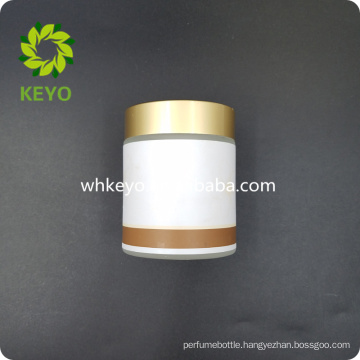 100g empty Glass Cosmetic Jar With Gold Cap